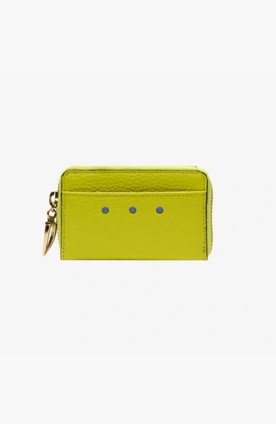 Tusk Ascot Coin And Card Case In Green