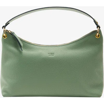 Tusk Ascot Indu Top Zip Hobo Bag In Green