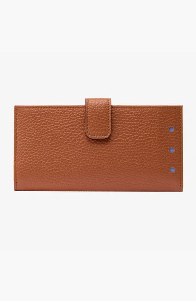 Tusk Ascot Long Slim Wallet In Brown
