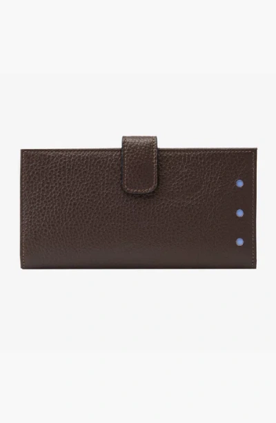 Tusk Ascot Long Slim Wallet In Brown