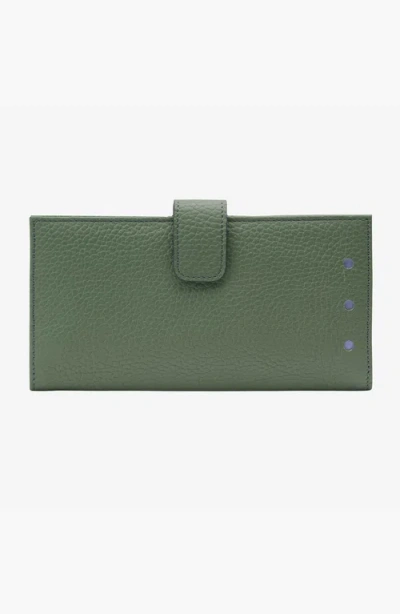 Tusk Ascot Long Slim Wallet In Green
