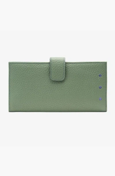 Tusk Ascot Long Slim Wallet In Green
