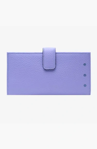 Tusk Ascot Long Slim Wallet In Purple