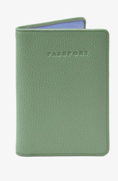 Tusk Ascot Passport Wallet In Green
