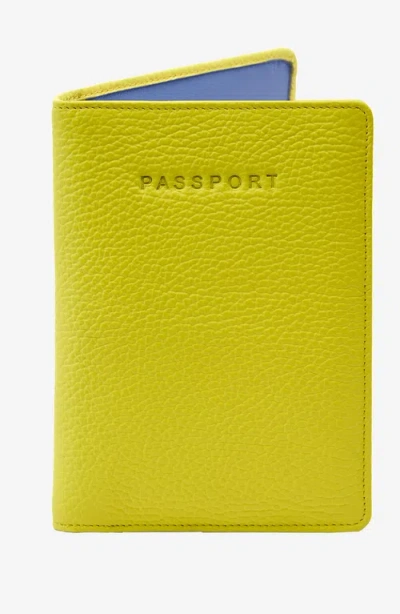 Tusk Ascot Passport Wallet In Yellow