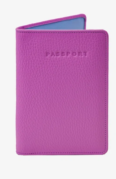 Tusk Ascot Passport Wallet In Purple