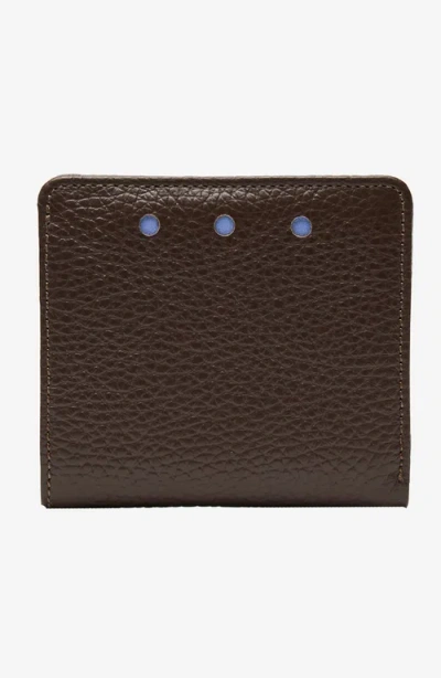 Tusk Ascot Snap Evening Wallet In Brown