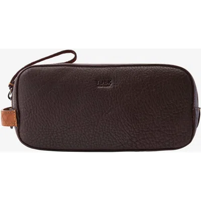 Tusk Ascot Toiletry Case In Brown