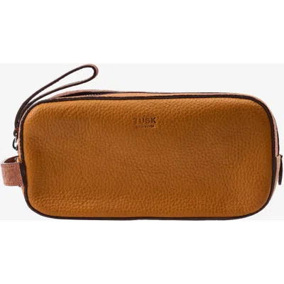 Tusk Ascot Toiletry Case In Brown