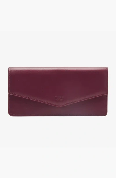Tusk Joy Gusseted Wallet In Burgundy