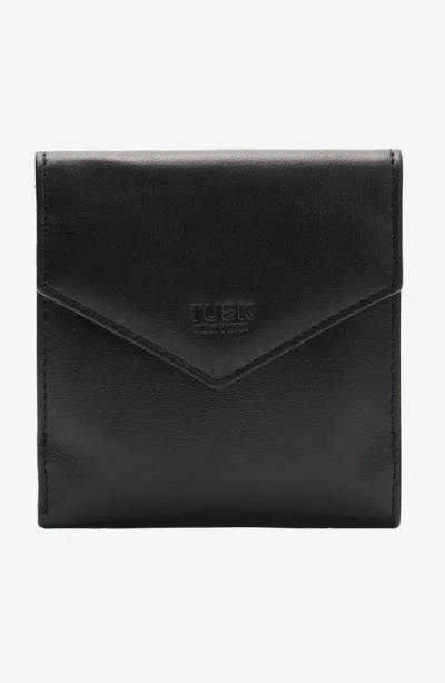 Tusk Joy L Shaped Wallet In Black