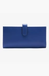 Tusk Joy Long Slim Wallet In Blue