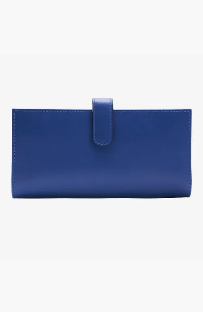 Tusk Joy Long Slim Wallet In Blue