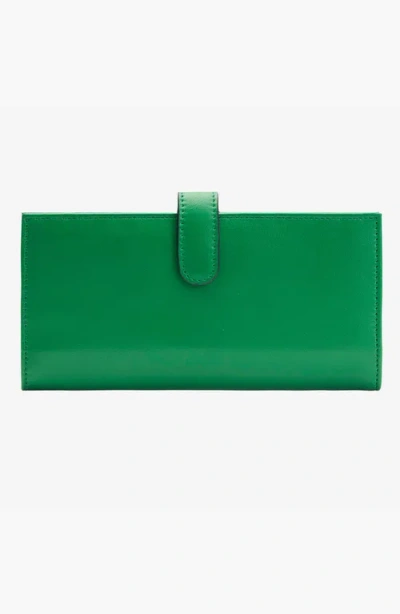 Tusk Joy Long Slim Wallet In Green