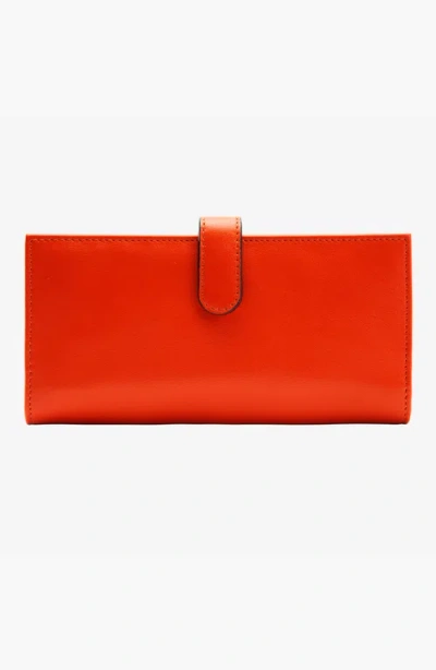 Tusk Joy Long Slim Wallet In Orange