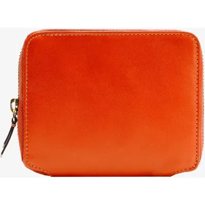 Tusk Joy Zip Around Wallet In Orange