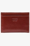 Tusk Leonardo Folded Card Case In Burgundy