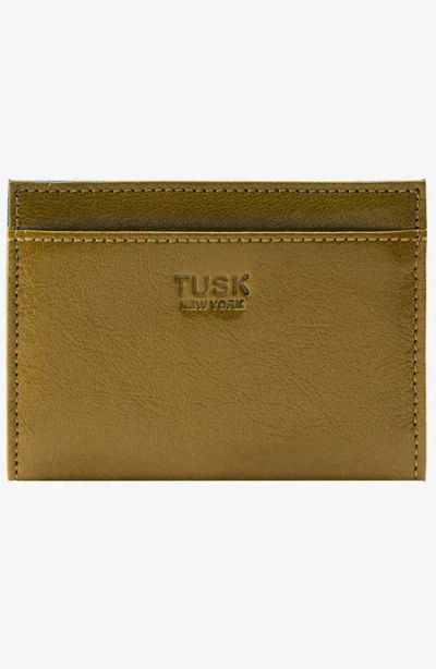 Tusk Leonardo Folded Card Case In Green