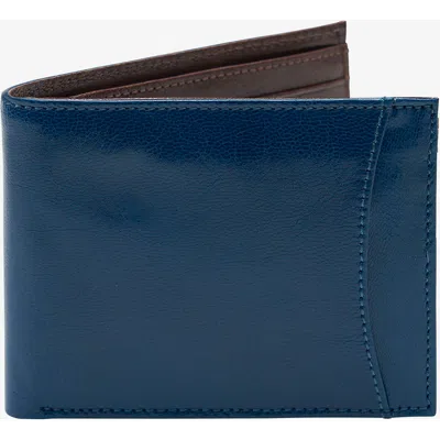 Tusk Leonardo Slide Pocket Billfold In Blue
