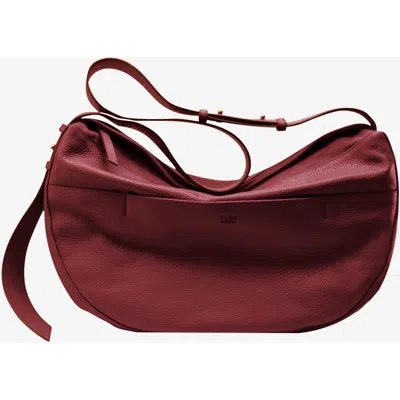 Tusk Mira Hobo Bag In Burgundy