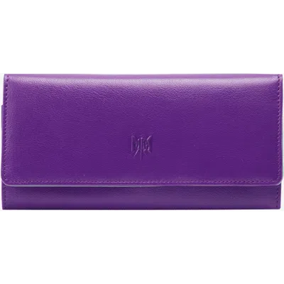 Tusk Siam Accordion Wallet In Purple