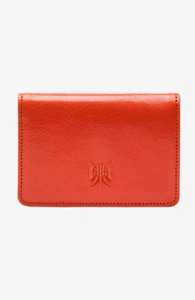 Tusk Siam Business Card Case In Brown