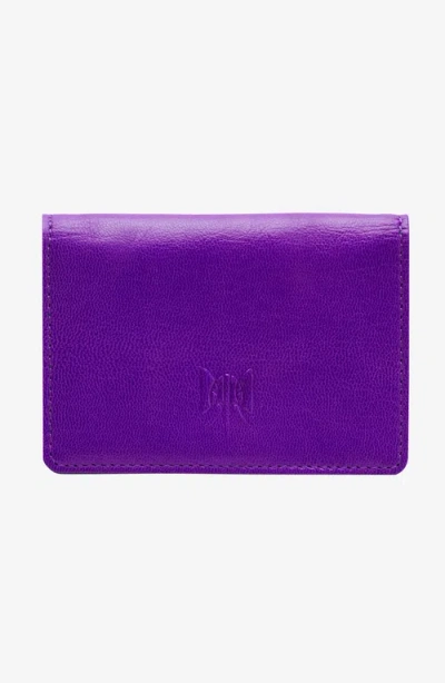 Tusk Siam Business Card Case In Purple