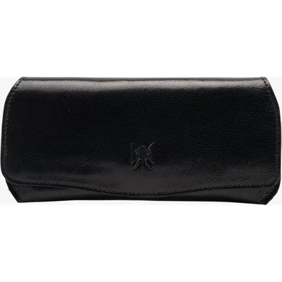 Tusk Siam Flap Over Eyeglass Case In Black