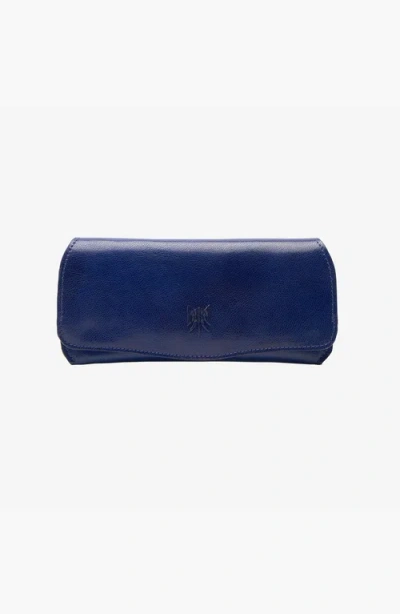 Tusk Siam Flap Over Eyeglass Case In Blue