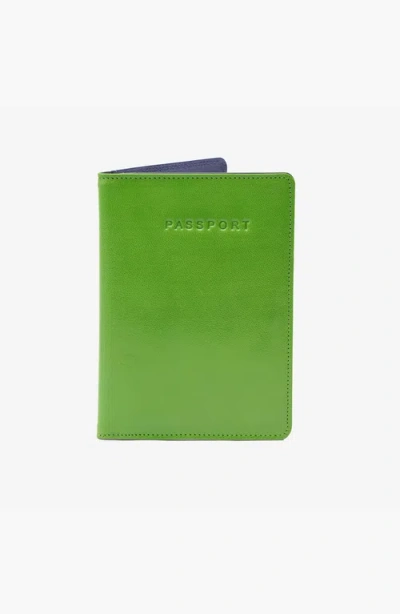Tusk Siam Passport Wallet In Green