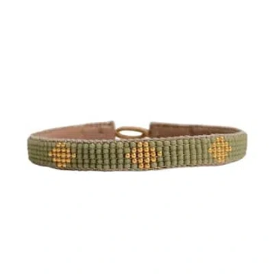 Tuskcollection Ibu Pear Green Star Bracelet