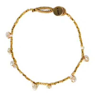 Tuskcollection Ibu Peggy Tree Gold And Pearl Bracelet
