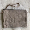 Tuskcollection Landscape Jute Pouch Bag Natural