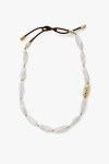 Tutti & Co Baroque Pearl Necklace In Gold