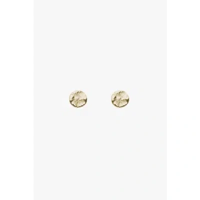 Tutti & Co Beach Stud Earrings In Gold