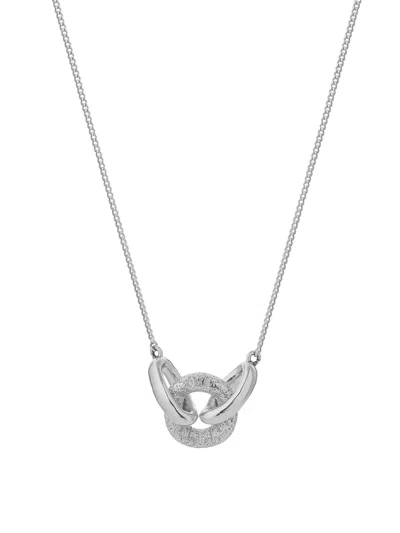 Tutti & Co Bind Pendant Necklace In Silver