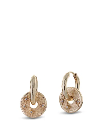 Tutti & Co Celestial Drop Earrings In Gold