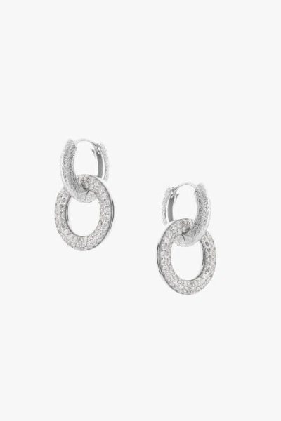 Tutti & Co Charm Earrings In Silver