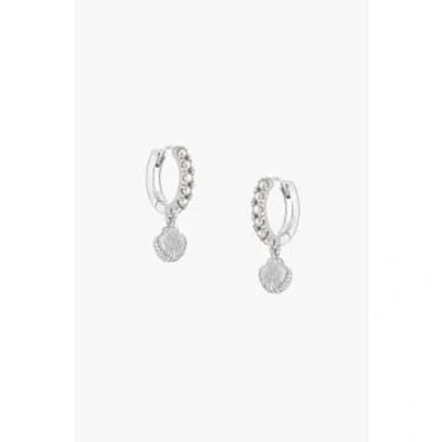Tutti & Co Ea595s Shore Earrings Silver In Metallic