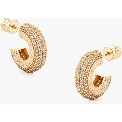 Tutti & Co Essence Earrings In Gold