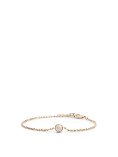 Tutti & Co Freshwater Pearl Birthstone Bracelet In Gold