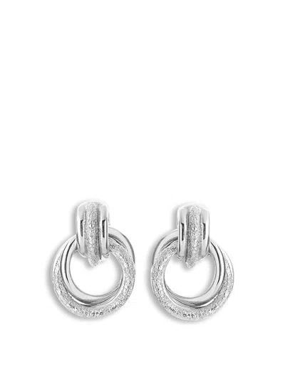 Tutti & Co Fuse Earrings In Silver