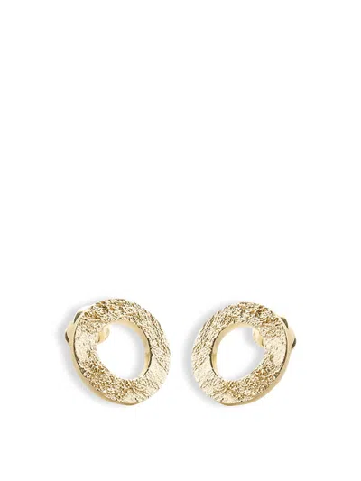 Tutti & Co Mineral Earrings In Gold