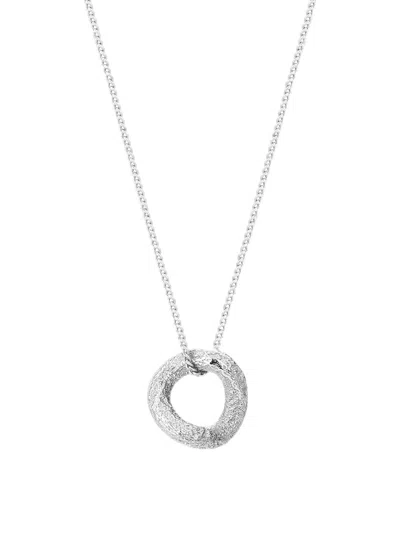 Tutti & Co Shadow Necklace In Silver