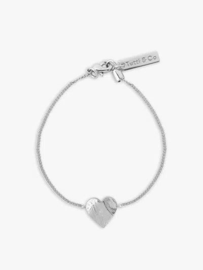 Tutti & Co Sweetheart Bracelet In Silver