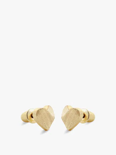 Tutti & Co Sweetheart Earrings In Gold