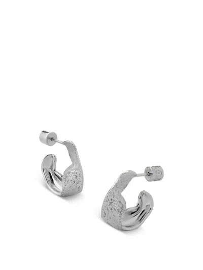 Tutti & Co Wave Earrings In Silver