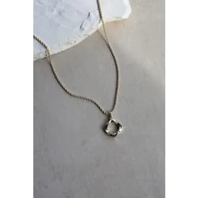 Tutti & Co X Escape Boutique Ne714g Gold Chunky Drop Pendant Necklace In Metallic
