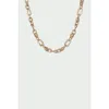 Tutti Wave Chain Necklace In Brown