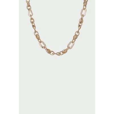 Tutti Wave Chain Necklace In Brown